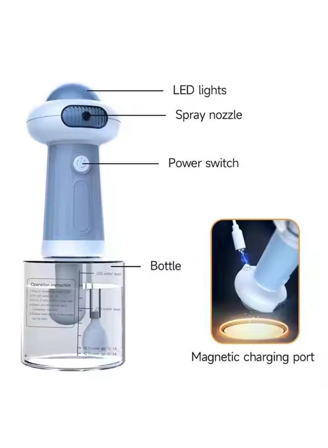 جهاز رغوة شامبو الحيوانات الأليفة بشكل الصحن الطائر – رغوة غنية، زر واحد للتشغيل، يوفر الوقت والجهد، تنظيف عميق، مناسب للكلاب والقطط، سهل الفك والتنظيف. - Image 3