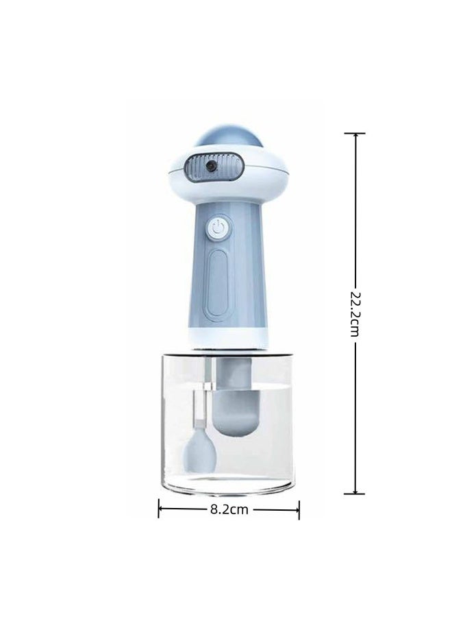 جهاز رغوة شامبو الحيوانات الأليفة بشكل الصحن الطائر – رغوة غنية، زر واحد للتشغيل، يوفر الوقت والجهد، تنظيف عميق، مناسب للكلاب والقطط، سهل الفك والتنظيف. - Image 4