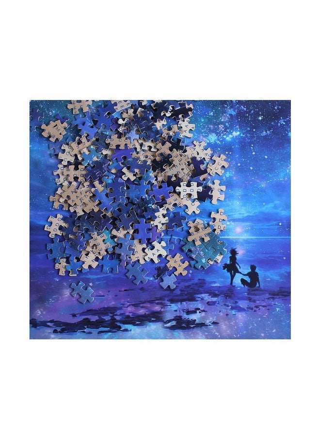 Ingooood Ingooood Jigsaw Puzzles 1000 Pieces- Imagination Series Fantasy Romantic Star Sea Puzzle  - Image 3
