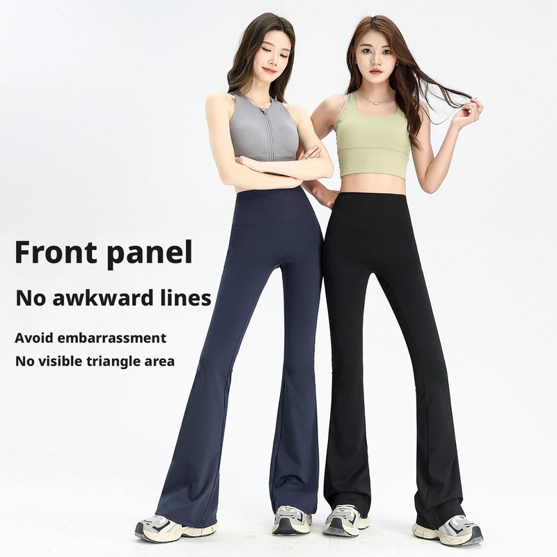 Women's Flared High-Waist Yoga Leggings - Image 1