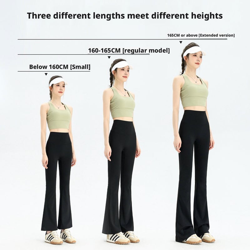 Women's Flared High-Waist Yoga Leggings - Image 2
