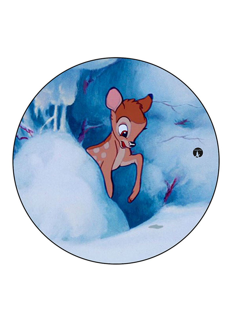 RKN Disney Printed Mouse Pad  Round  Multicolour