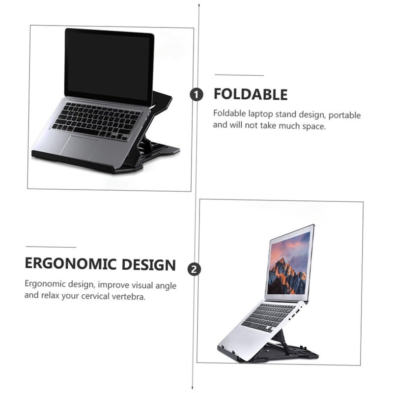 Adjustable Folding Laptop Stand with Cooling Aluminum Ergonomic Portable Holder - Image 5