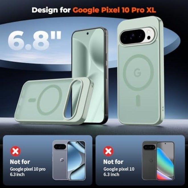 SUPFINE TING Magnetic Case for Samsung Galaxy S24/S25 with Screen Protector, Military-Grade Drop Protection, Slim Translucent Shockproof Phone Case - Blue  Green - Image 4