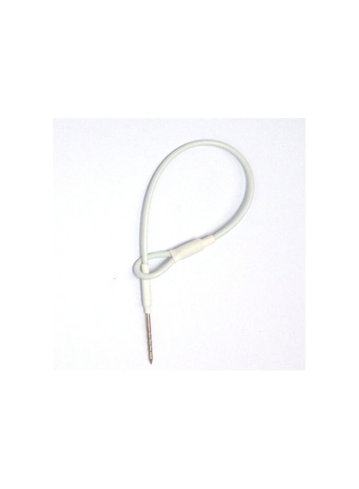 5000 pcs Supermarket clothing anti-theft  Active Lanyard - Loop to Pin/White/170mm/16MM GROOVED PIN/ctn/11.0kgs/ctn/38*29*16 - Image 1