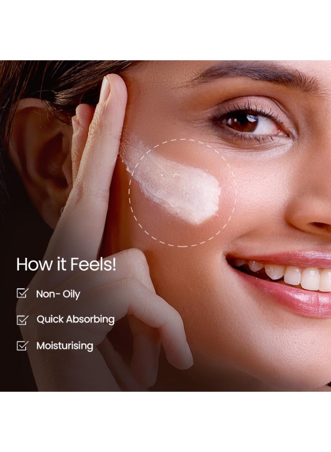 لوتس كريم واقٍ من الشمس من لوتس هيربالز سيف صن - برائحة التوت المنعش، عامل حماية ٢٠ PA+ | مقاوم للتعرق ومقاوم للماء، غير دهني | مستخلص التوت | لجميع أنواع البشرة | ١٠٠ غرام - Image 4