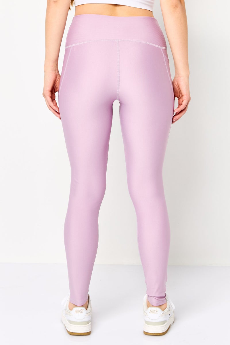 UNDER ARMOUR Women Sportswear Fit Training Leggings, Light Purple - Image 4
