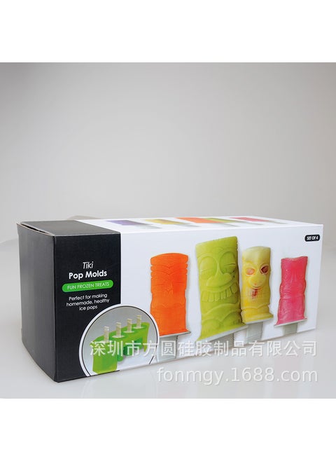 Creative Zombie Tiki Popsicle Mold TiKi