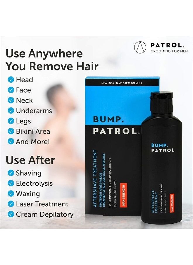 Bump Patrol - Maximum Strength Aftershave Formula - After Shave Solution Eliminates Razor Bumps and Ingrown Hairs - 2 Ounces - Image 1
