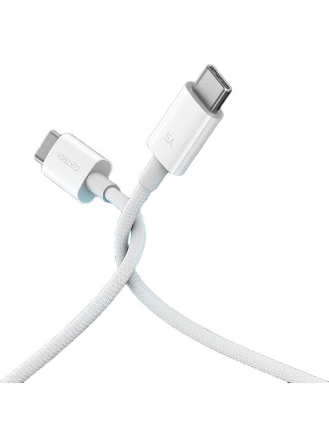 Cuktech C-To Braided Data Cable, Type-C Charging Cable, Pd3.1 Fast Charging 240W 5A High Power High-Speed Data Transfer, Suitable For Apple 15/16 Xiaomi, 2M - Image 3
