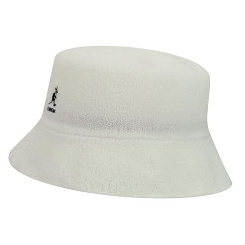 Kangol Bermuda Bucket Hat - White/L White, Large - Image 2