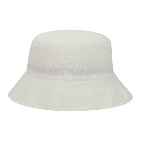 Kangol Bermuda Bucket Hat - White/L White, Large - Image 3