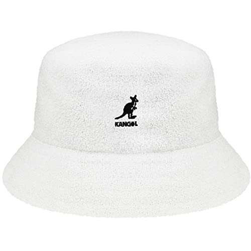 Kangol Bermuda Bucket Hat - White/L White, Large - Image 1