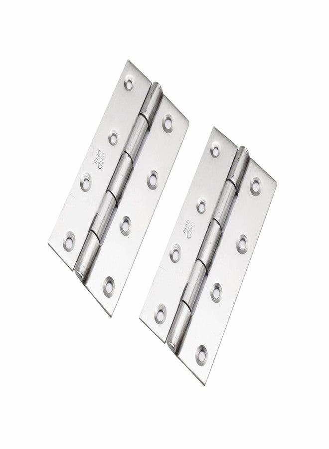 RAB Hinges Stainless Steel Butt Hinges for Full Overlay Doors (Code:-BT Hing Weld, Size:- 6" X 12", Pack of 2 PCS) - Image 1