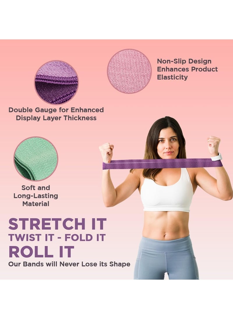 Endless Resistance Loop Bands – Set of 3 (Light, Medium, Heavy), Multi-Color - Image 3