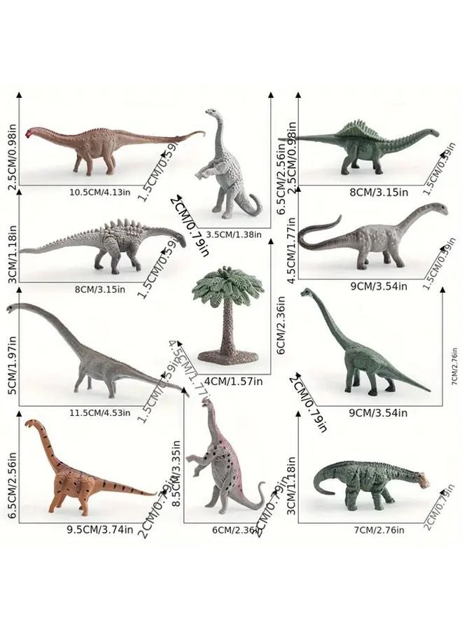 Realistic Dinosaur Model Set 11pcs Educational Toy Display For Kids - Image 3
