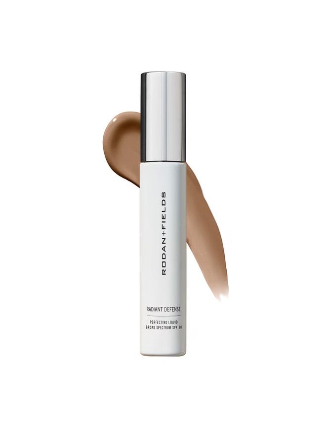 Rodan Fields Rodan and Fields Radiant Defense Perfecting Liquid SPF 30 - Golden| 50 mL | 4-in-1 Makeup & Skin Care Beauty Solution | Sunscreen | Face Moisturizer | Light Skincare Foundation | Sunscreen for Face - Image 1