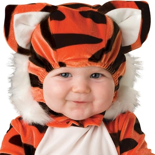 InCharacter Lil Characters Unisex-Baby Infant Tiger Costume, Orange/Black/White, Large (18-2T) - Image 3