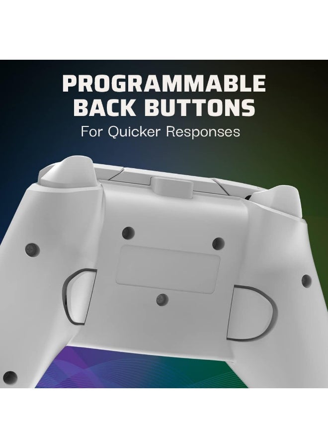 جايمنغ PDP Afterglow Wave Wired RGB Controller for Xbox & PC - White - Image 2