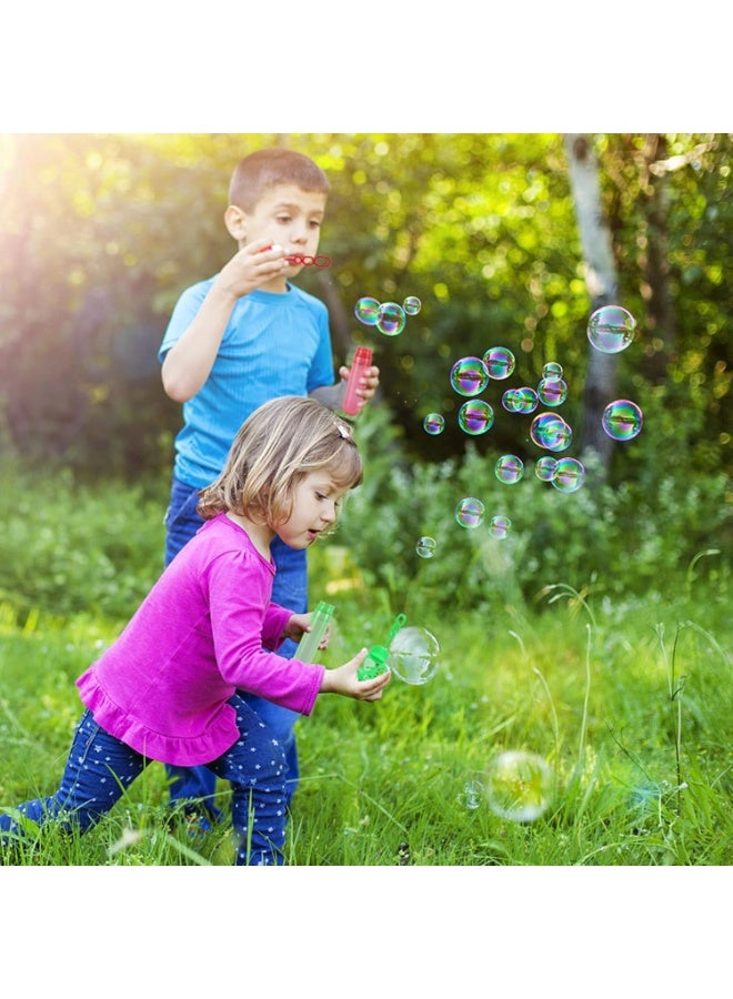ARGT 24 Pcs Dinosaur Bubble Wand – Mini Bubble Blower Toys for Kids, Party Favors, Wedding & Graduation Gifts, Birthday Outdoor Games, Colorful Bubble Maker Toys for Boys & Girls, Summer Fun (35ml E - Image 3