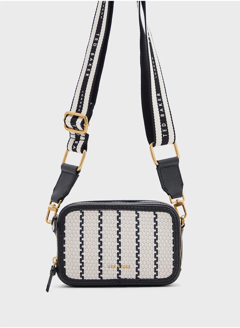 تيد بيكر Rivir Woven Cross Body Bag