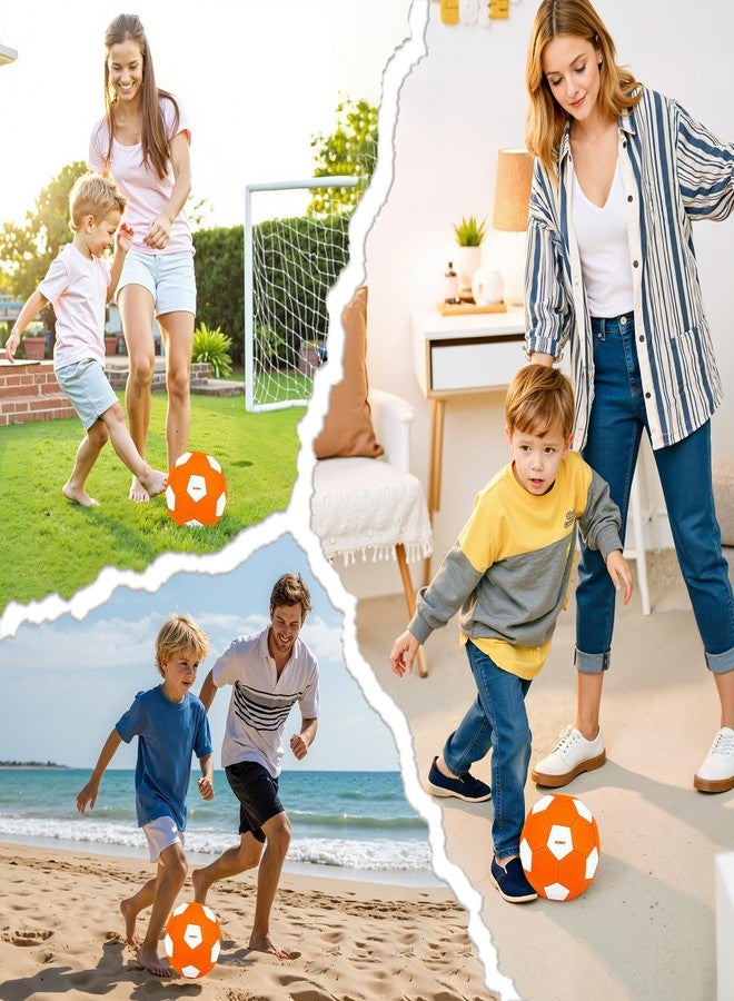 Qrooper Size 4 Soccer Ball Curve and Swerve Soccer Training Soccer for Kids Ages 3-12 Toddler Indoor Outdoor Games Birthday Easter Gifts for Boys Girls Beginners Easter Basket Stuffers for Kids - Image 3
