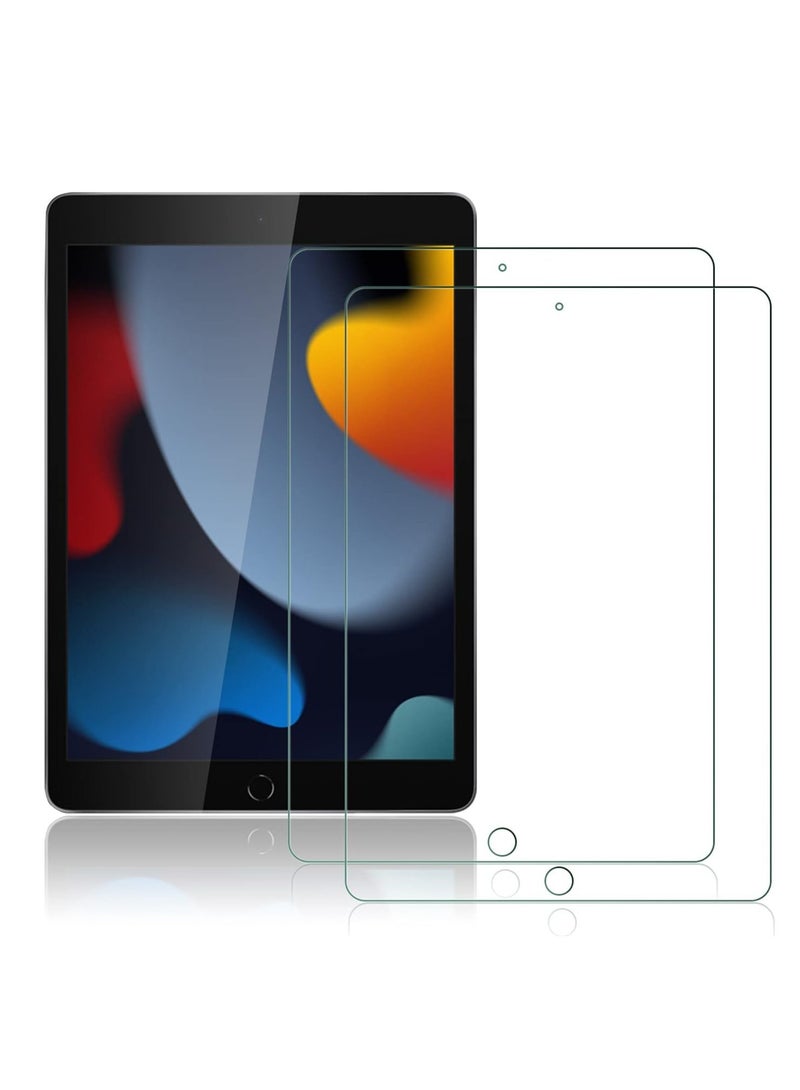 DUSALA [2 Pack] ipad 10.2 Screen Protector for iPad 7th Generation (2019), Clear Tempered Glass Film ipad 7th Generation Screen Protector with Anti-Scratch/High Definition/Bubble Free - Image 1