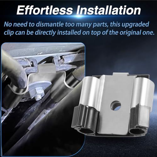 EVRBUL Upgraded Stainless Steel Parking Brake Cable Clip Retainer with Rubber Tubes Compatible with BMW 1 Series F20/F21, 2 Series F22/F23, 3 Series F30/F31, 4 Series F32/F33/F36 Replace#: 34406854898 - Image 4