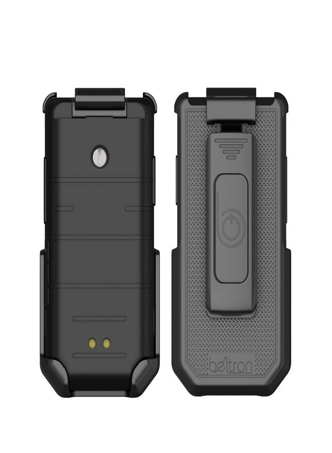 جراب BELTRON لهاتف CAT S22 القابل للطي (T-Mobile، مفتوح الشبكة) - جراب حامل بمشبك حزام دوار شديد التحمل متوافق مع CAT S22 (قوة صناعية) - Image 2