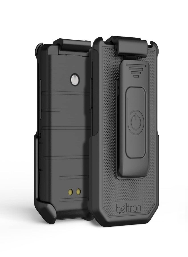 جراب BELTRON لهاتف CAT S22 القابل للطي (T-Mobile، مفتوح الشبكة) - جراب حامل بمشبك حزام دوار شديد التحمل متوافق مع CAT S22 (قوة صناعية) - Image 3