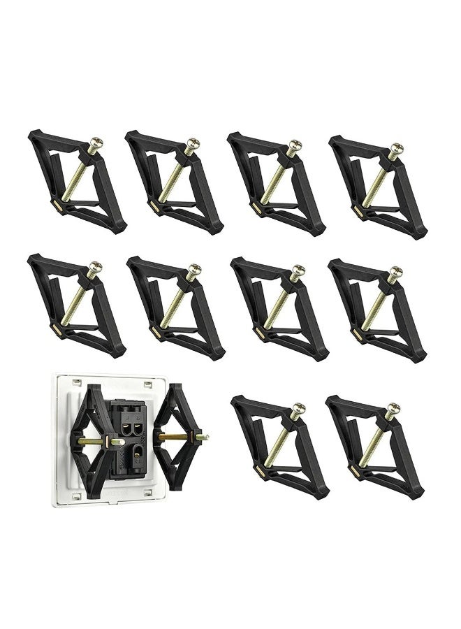 أداة إصلاح علبة المفاتيح المثبتة على الحائط KASTWAVE، قطعة إصلاح لمفاتيح نوع 86، دعم للعمود لعلبة القاعدة، مجموعة من 10 قطع - Image 1