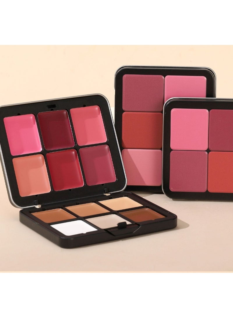 Huitich 12-Color Blush Palette Matte, Contour & Cream Blush - Image 2