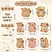 ANGOLIO Capybara Party Favor Fidget Spinner 24 Sets Spring Easter Gifts Animlas Mini Fidget Spinner with Cards Stress Relief Sensory Toys for Teens Adults ADHD Autism Classroom Prizes Goodie Bags - Image 4