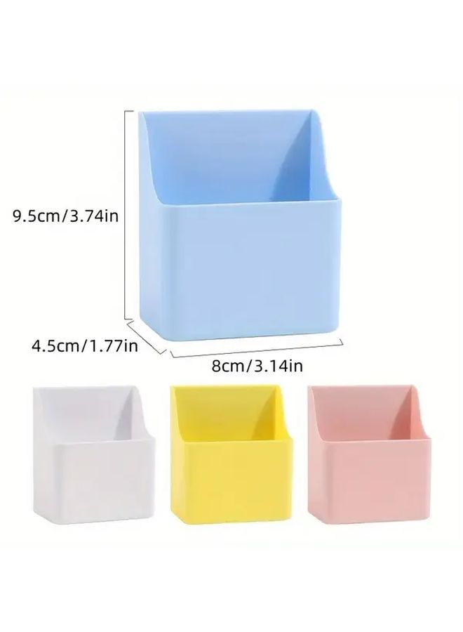 Pink Magnetic Wall Mounted Whiteboard Marker Storage Box Organizer - Image 1
