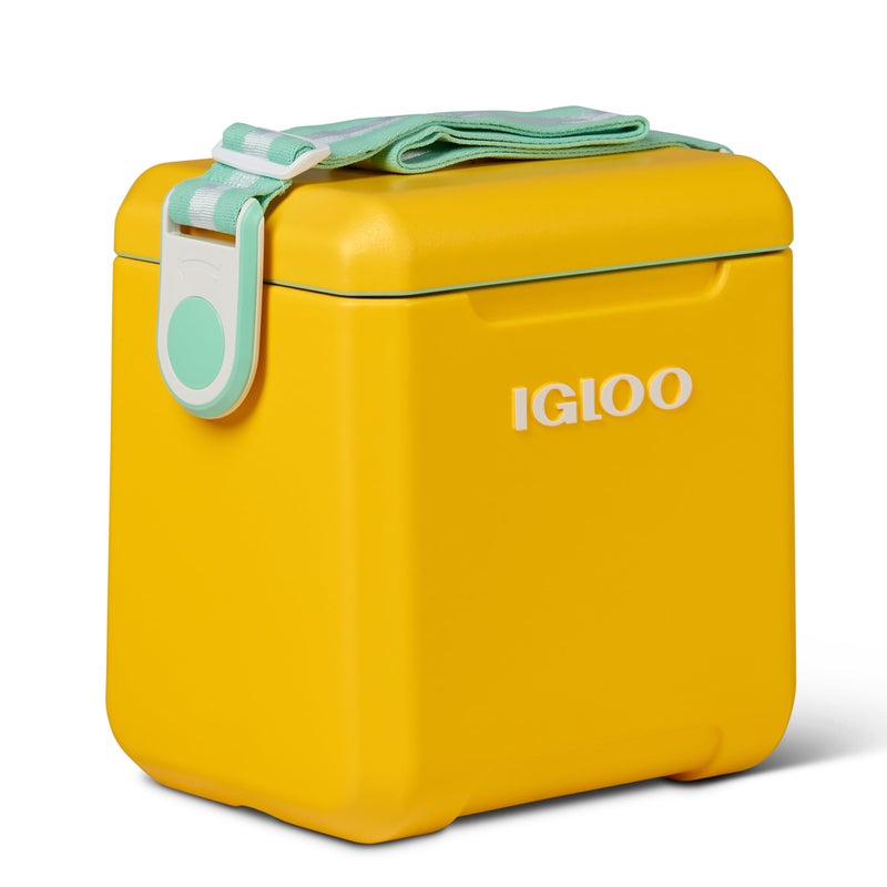 Igloo Yellow 11 Qt Tag Along Too Strapped Picnic Style Cooler - Image 1