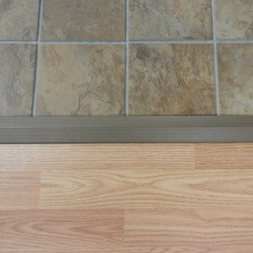 M-D Building Products 43319 1-7/8 in. X 36 in. Spice Aluminum Cinch® Reducer Fluted w/Snaptrack - Image 5