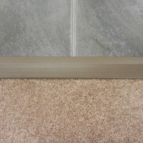 M-D Building Products 43319 1-7/8 in. X 36 in. Spice Aluminum Cinch® Reducer Fluted w/Snaptrack - Image 3