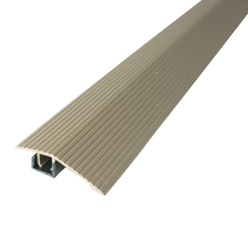 M-D Building Products 43319 1-7/8 in. X 36 in. Spice Aluminum Cinch® Reducer Fluted w/Snaptrack - Image 4