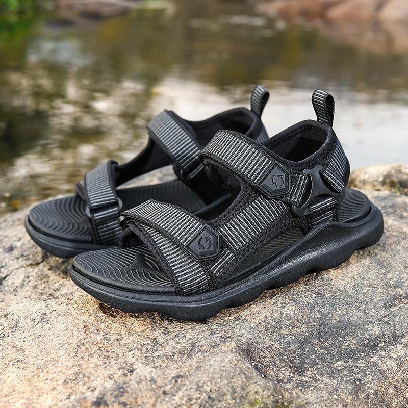 Boys' Sandals Popular Style Medium And Large Boys' Soft-Soled Non-Slip Children'S Open-Toe Sports Beach Shoes - Image 2