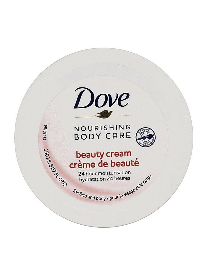 Dove كريم العناية بالجسم المغذي للوجه واليدين والجسم للبشرة العادية إلى الجافة، لوشن للنساء مع ترطيب لمدة 24 ساعة، 3 عبوات، 5.07 أونصة لكل عبوة - Image 3