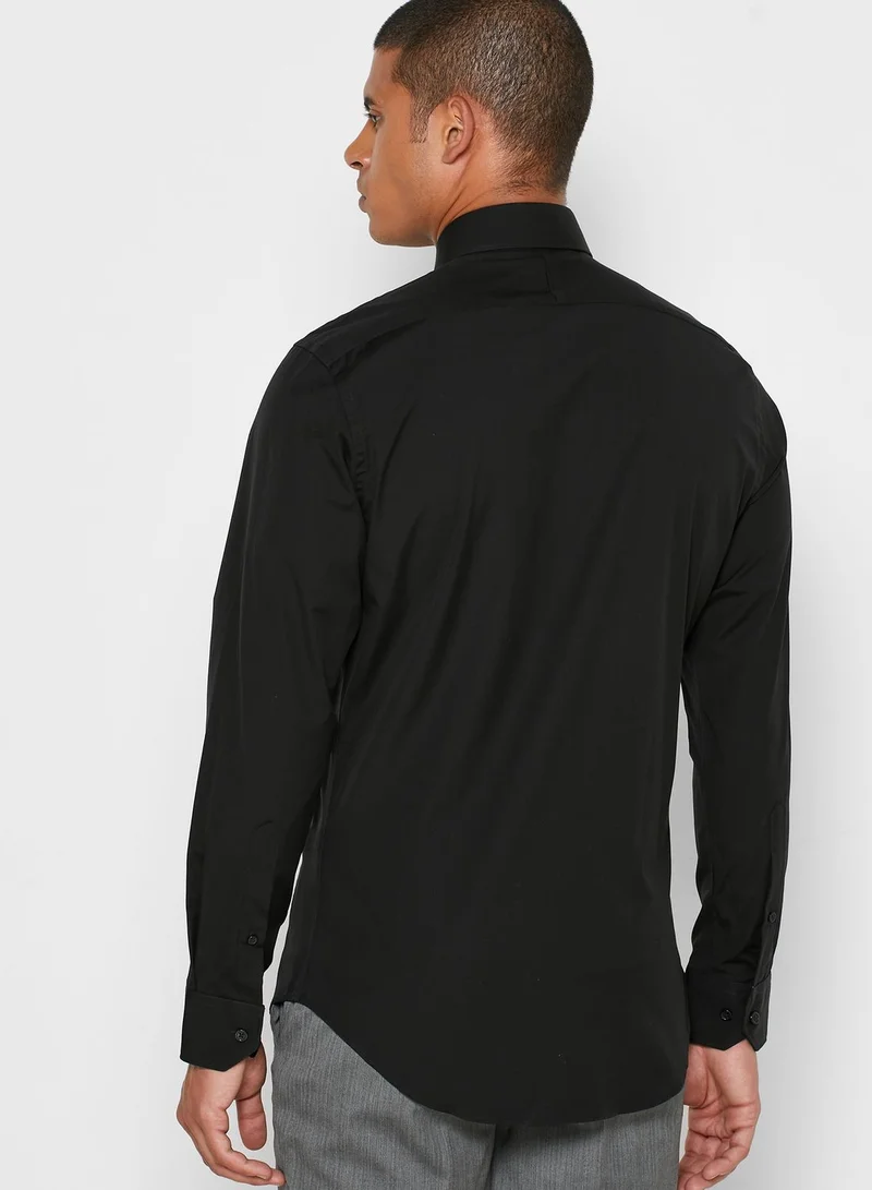 T.M.Lewin Button Cuff Slim Fit Shirt