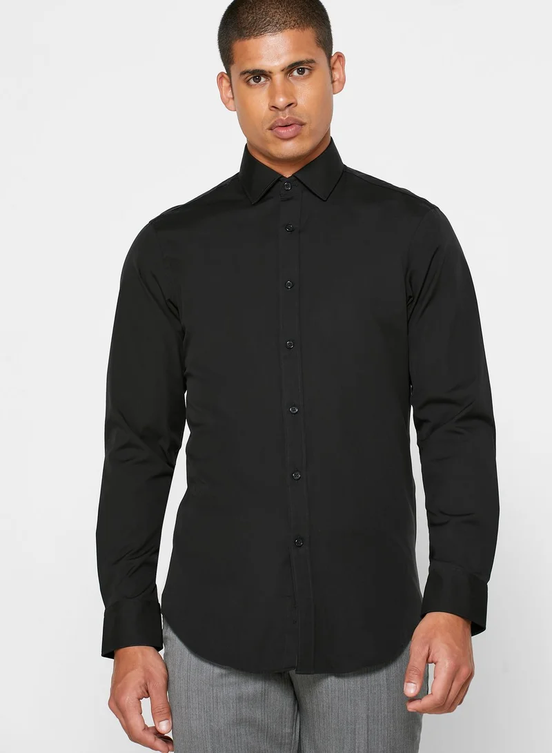 T.M.Lewin Button Cuff Slim Fit Shirt