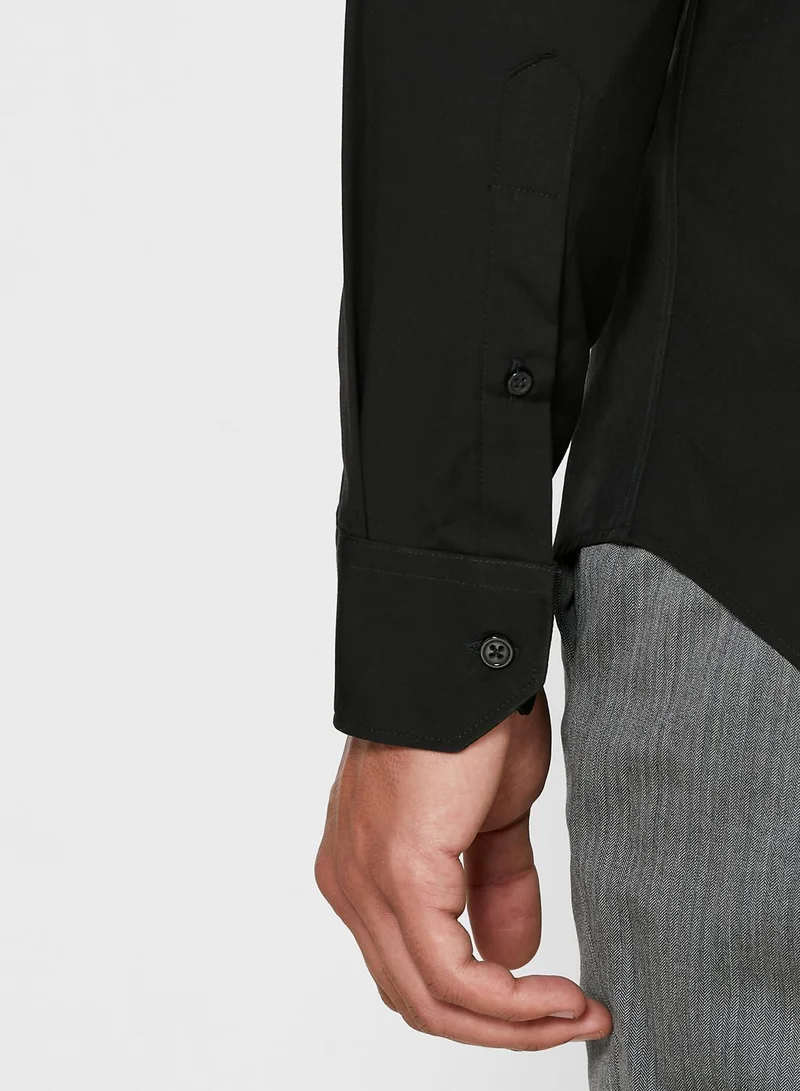 T.M.Lewin Button Cuff Slim Fit Shirt