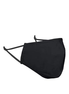 Vitacelli Washable Face Mask with Adjustable Ear Loops PM2.5mm BLACK  - Image 2
