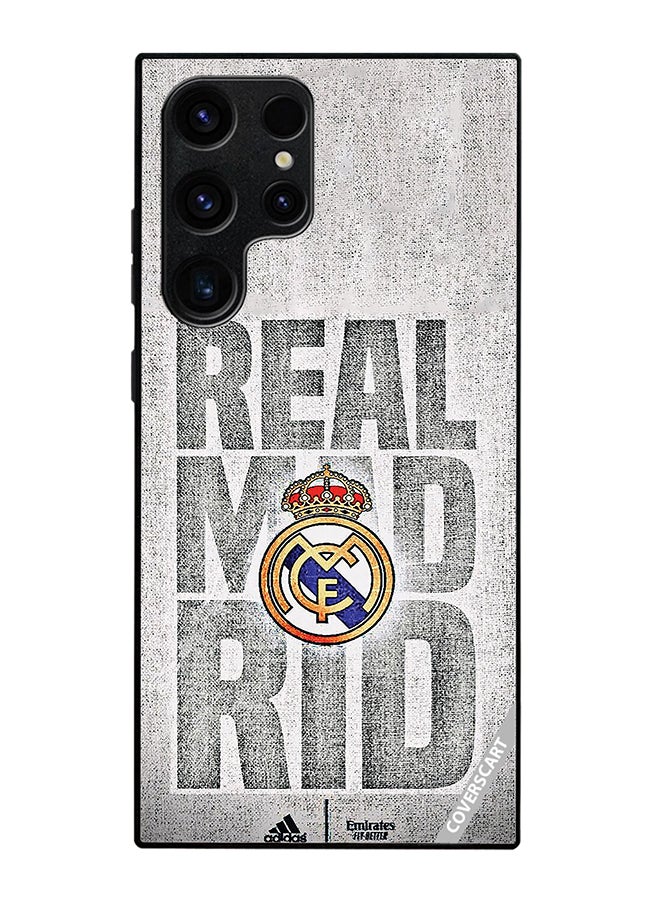 COVERSCART Protective Case Cover For Samsung Galaxy S24 Ultra Real Madrid Design Multicolour