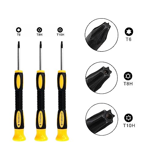 Kinyanco 4PCS Replacement Joystick for Xbox One S/X Controller, Analog Thumbsticks Repair Tool Kit for Stick Drift, Broken, and Loose Joysticks Replacement, T6 T8 T10 Repair Screwdriver Kit for Xbox One S/X - Image 3