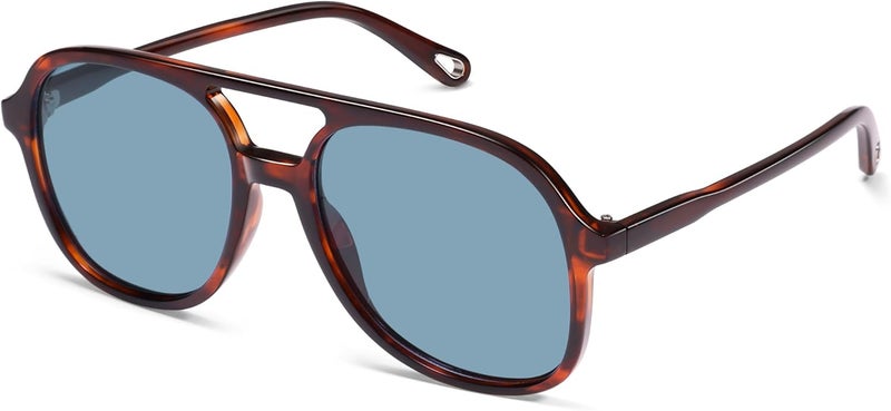 Sojos Retro Polarized Aviator Sunglasses Womens Mens Classic 70s 80s Vintage Trendy Square Aviators SJ2174 - Image 1