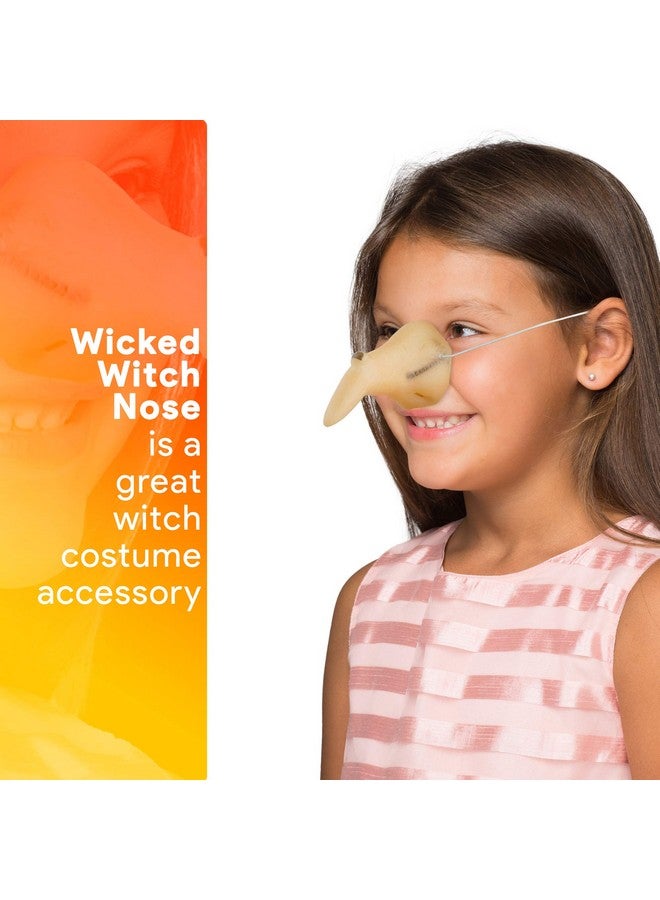 سكيلتين زي الساحرة الشريرة Skeleteen مع أنف - إكسسوارات أزياء لأزياء الساحرة - قطعة واحدة - Image 2