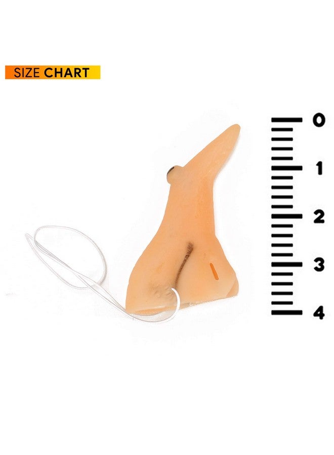 سكيلتين زي الساحرة الشريرة Skeleteen مع أنف - إكسسوارات أزياء لأزياء الساحرة - قطعة واحدة - Image 3