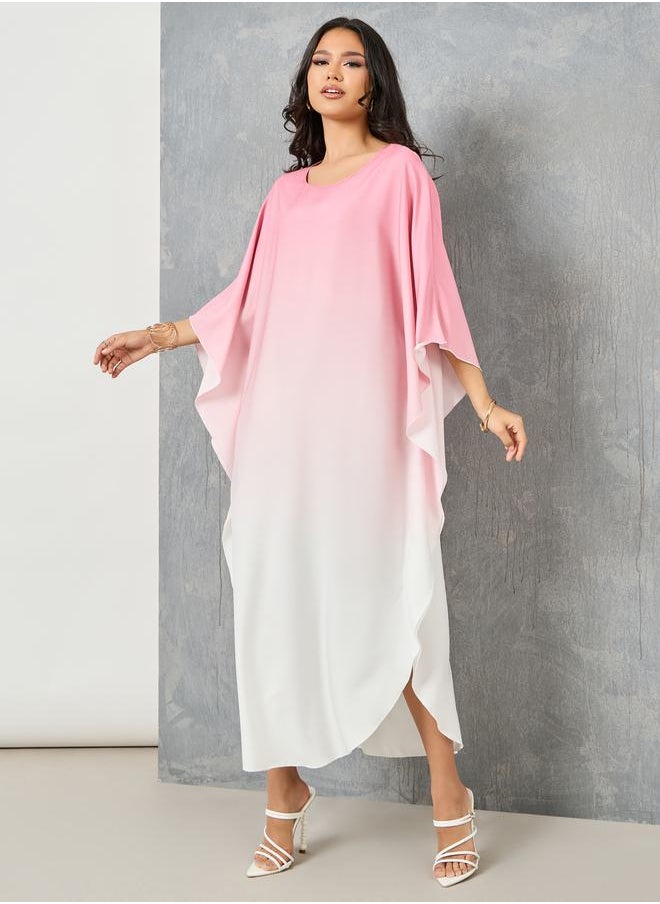 Styli Ombre Batwing Sleeves Kaftan  - Image 1